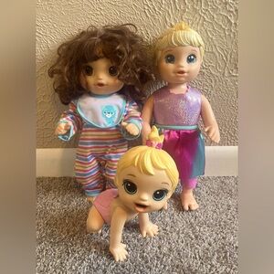 Baby Alive Doll Set of 3